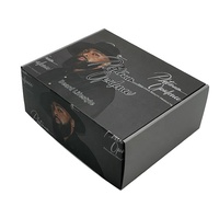 Boîte d'expédition personnalisée en carton ondulé rigide Kraft pour cosmétiques, emballage noir pour abonnement mensuel, boîte d'expédition pour chapeaux, logo personnalisé pour l'expédition