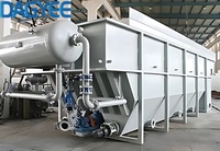 Système de flottation à air dissous DAF mobile monté sur remorque, application de location pour usine de transformation alimentaire temporaire et intervention d'urgence