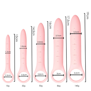 Juego de Dilatadores Vaginales de Silicona de Grado Médico, Impermeables, 5 Piezas, Tamaños Graduados, para Uso Corporal Femenino - Product Image 2