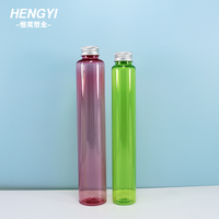 Bouteille de jus en PET transparente carrée de 200 ml et 300 ml avec étiquetage personnalisé, bouteille de boisson en plastique PET avec bouchon