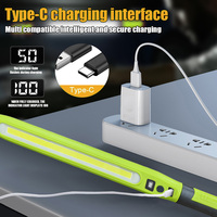 Lampe de réparation d'urgence, corps vert, multifonction, fixation magnétique, batterie externe pour réparation automobile, lumière COB, blanc froid
