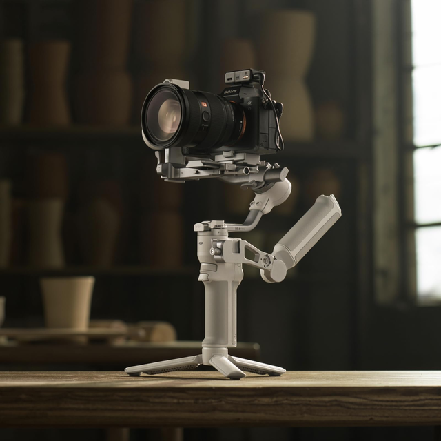 Camera Gimbal Stabilizer Kit for RS 4 Mini Combo Handheld Support for Travel Filming and Vlog Setup for Camera Setup