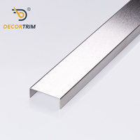 DECORTRIM Usine OEM/ODM Bande de carrelage moderne en acier inoxydable 304 avec traitement de surface miroir pour la décoration intérieure