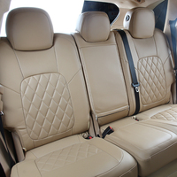 Ensemble complet de housses de siège en cuir pour l'amélioration de l'intérieur de la voiture, pour Ford Pickup Truck F150 F350 F450, de 2005 à 2025