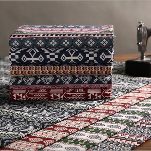 <span class=keywords><strong>Tovaglia</strong></span> Impermeabile in <span class=keywords><strong>Lino</strong></span> e Cotone Stampato a Quadri e Pois, Runner da Tavolo in Tela Grezza a Righe Tinto in Filo Etnico, Fodere per Cuscini - Product Image 6