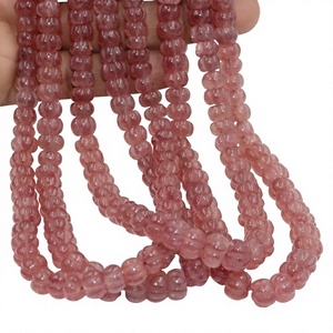 Stobary Jewelry High Quality Wholesale Natural <b>Pink</b> Color Gemstone 4.5-10MM Round Brilliant Cut Color Play for <b>Pen</b> Beads - Product Image 3