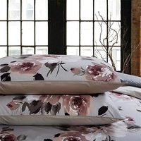 Parure de draps Cloudland 100% coton, édredons brossés et 4 pièces, taille Queen, tissu pour lit en coton imprimé