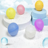 Ballons d'eau en silicone à remplissage rapide pour enfants, ballons d'eau en silicone recyclables