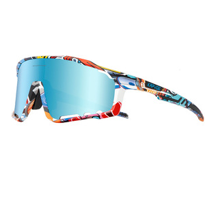 <span class=keywords><strong>KAPVOE</strong></span> Lunettes de soleil polarisées à la mode pour l'extérieur à contraste élevé UV400 Z87.1 pour la protection des yeux Lunettes de soleil pour le cyclisme Lunettes de sport - Product Image 5