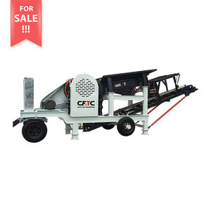 Vente directe usine – Concasseur à mâchoires portable d'occasion à moteur diesel, petit modèle, avec convoyeur et alimentateur - Product Image 6