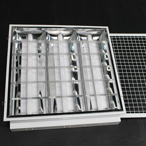 Modern Embedded Ceiling <b>Grille</b> Light LED with Steel Wire <b>Mesh</b> Cover and Iron Housing for Industrial Workshop - Product Image 2