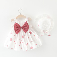 Robe d'été décontractée pour filles avec bandoulière originale robe de plage princesse sans manches pour bébé
