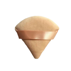 Borla de Maquillaje Triangular, Suave, Blanca y Negra, para Polvo Seco Suelto, Borla de Algodón, Herramienta de Belleza - Product Image 6