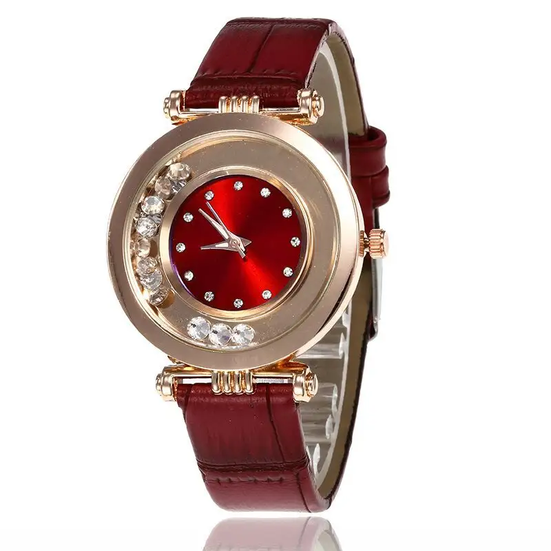 2019 Hot Women Popular Luxury Watch Ladies Leather Band Dress Bracelet Cheaper Multicolor Wristwatches