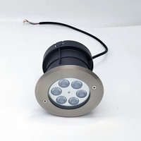 Éclairage extérieur au sol LED couleur RVB Étanche IP68 Acier inoxydable Verre Arbre Uplight Premium Intérieur Lumière souterraine