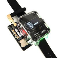 DSTIKE Deauther Watch Z ESP8266+ATmega32u4 WiFi+BadUSB Development Board dengan Baterai 1000mAh Terpasang untuk Pengujian WiFi