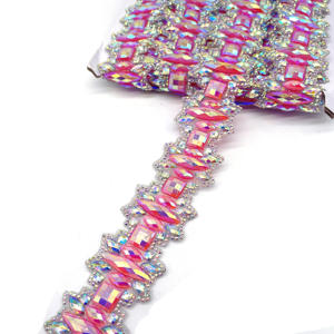 2025 mode <span class=keywords><strong>Samba</strong></span> carnaval Costume garniture fer sur résine gemme coupe pour Mardi Gras vêtements - Product Image 1