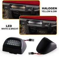 Éclairage de plaque d'immatriculation entièrement à LED OLIVER Chevy Silverado 1500/2500/3500 GMC Sierra 1500/2500/3500