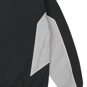 Chaqueta de chándal ligera en blanco para hombre de fútbol de concha suave con bloque de color con cremallera cortavientos con forro de malla - Product Image 4