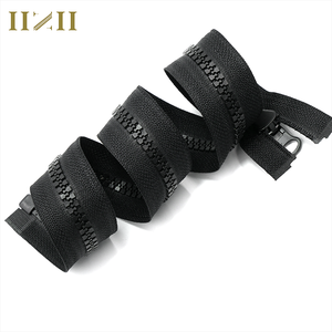 #8 đôi mở kết thúc lớn răng nhựa dây kéo dài chuỗi dây kéo cho may mặc tùy chỉnh kích thước nhựa dây kéo - Product Image 5