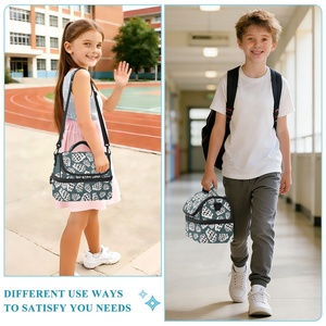 Hawaiian Hebrew Cone Shell Design Wide-open Reusable Thermal School Kids <b>Lunch</b> <b>Box</b> Custom Insulated <b>Lunch</b> Cooler Bag - Product Image 6
