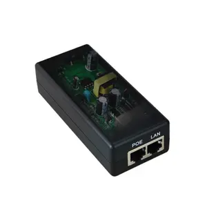 10/100Mbps 2 RJ45 Port POE Injector Adapter 48V 0.5A 24V 1A 12V 2A for Security CCTV IP Camera POE Switch Router