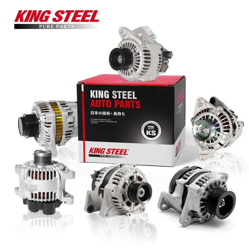 KINGSTEEL Alternator Mobil Listrik, Harga Terbaik untuk Toyota Nissan Suzuki Mitsubishi Honda Hyundai Mazda Ford Isuzu