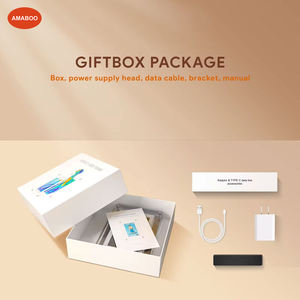 AMABOO الجملة واضح كريستال الفيديو اللانهائي الأشياء إطار الصورة البطارية بالطاقة Lcd 7 بوصة الرقمية الفن إطار صورة من الأكريليك - Product Image 6