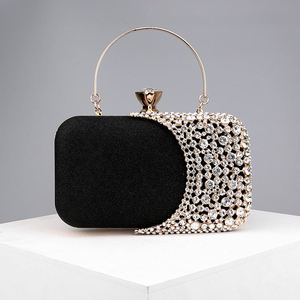 Nouveau style de sac à main de soirée élégant en perles véritable, sac à main pour femme, sacs de soirée, imprimé floral avec des couleurs vives - Product Image 3