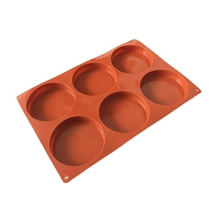 <span class=keywords><strong>Moule</strong></span> à gâteau rond en silicone de 4 pouces, 6-en-1, avec 6 disques consécutifs pour soufflés et gâteaux arc-en-ciel - Product Image 4