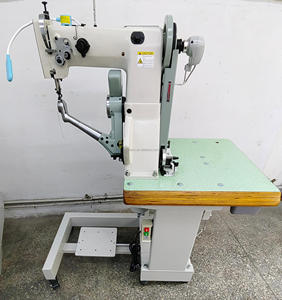 Máquina de coser industrial de una aguja con cama cilíndrica para calzado - Product Image 1