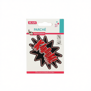 Patch Ilan 6x8,5 cm termoadesiva per abbigliamento - Product Image 2