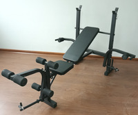 Support réglable de presse d'établi de poids d'haltère de lit d'appoint de forme physique récréative support de Squat et dispositif de rétraction abdominale