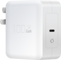 Cargador Rápido USB-C GaN de 100W con Enchufe AU EU UK US, Tipo-C PD 3.0/PD QC3.0/QC4.0 PPS, Adaptador para Teléfono Móvil, Laptop y Cámara