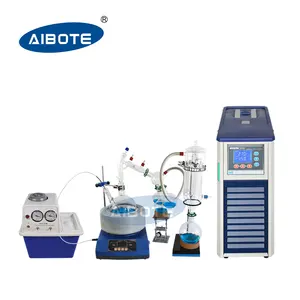 Aibote Hot Sale 2L 5l 10L 20L Shortpath Equipment System Glass Short Path Distillation