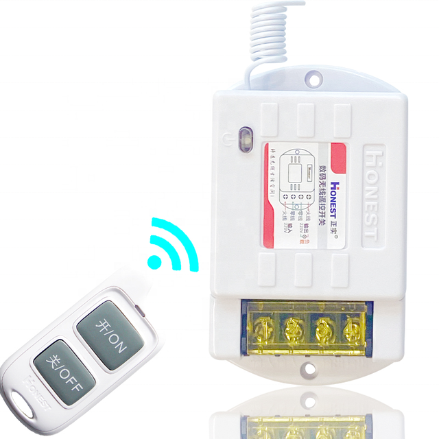 Rf Wireless Dc Remote Controlled Switch 12v / 24v / 220v Long Range Remote Control Ac Switch for Water Pumps