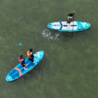 BLUEBAY vente en gros pas cher planches de sup debout gonflables personnalisées planche à pagaie gonflable de pêche