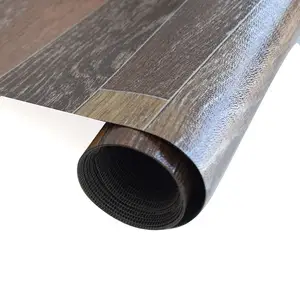 木製デザインリノリウム床ロール pvc フローリング価格インド
