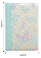 Carnet à couverture rigide en tissu brodé A5, Journal en papier Daolin, Carnet floral vintage personnalisable pour le bureau et les cadeaux