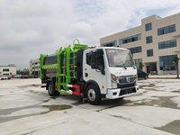 Camion à ordures diesel de haute qualité avec compacteur, moteur et boîte de vitesses, 2 essieux, 4650 kg de charge utile, état neuf, transmission manuelle