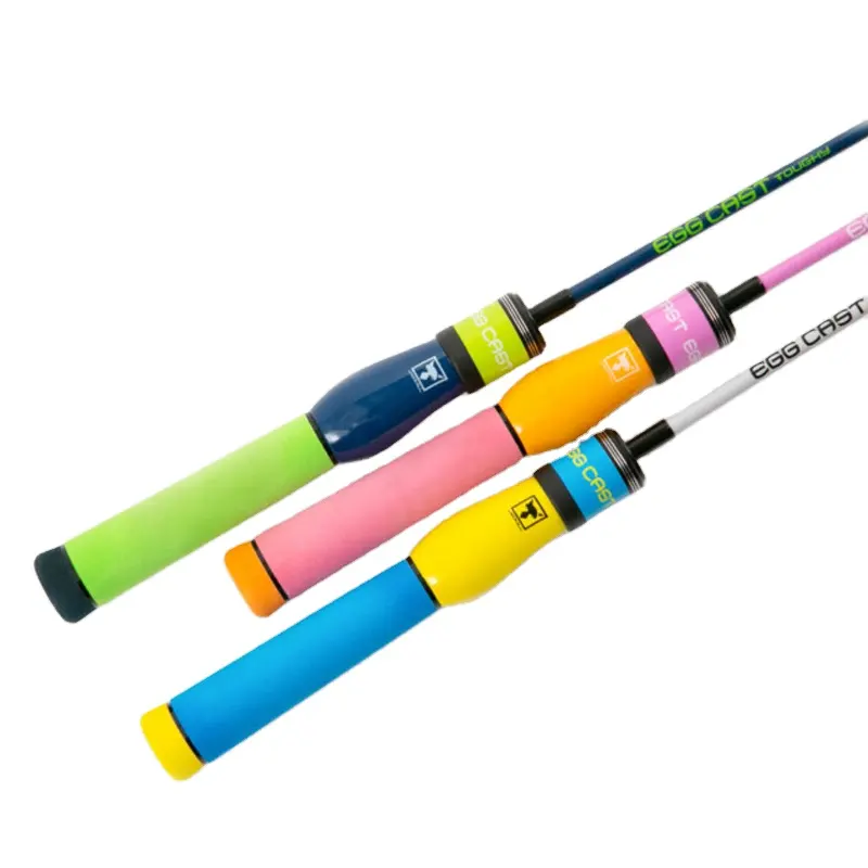 JACKALL Solid Fiberglass Mini Ice Fishing Rod For Children Outdoor Portable 44cm-90cm