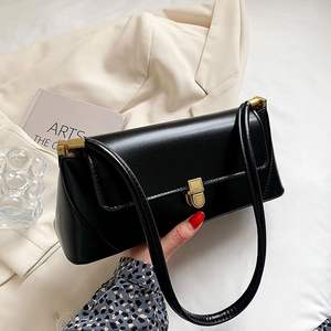 กระเป๋าสะพายไหล่ผู้หญิงสไตล์เกาหลีอเนกประสงค์ทันสมัยสีพื้นเรียบง่ายสำหรับใช้ในชีวิตประจำวันและธุรกิจ - Product Image 3