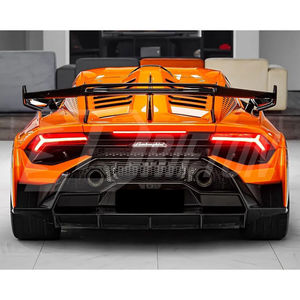Difusor de parachoques trasero de fibra de carbono visible STO Upgrade para Lamborghini Huracan STO - Product Image 4
