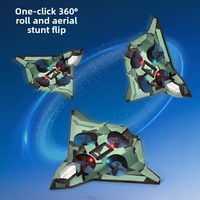 Drone de combat télécommandé pour enfants, modèle métallique rechargeable et résistant aux chutes, quadrirotor, bleu, pour tous les âges