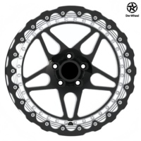 Jantes forgées DW Racing 17 18 19 20 pouces 5x120 5x127 5x139.7 5 branches avec Beadlock véritable pour Audi RS 3 4 Avant 5 Coupé 6 Avant