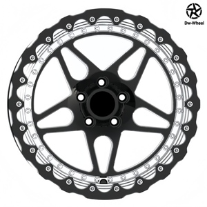 Jantes forgées DW Racing 17 18 19 20 pouces 5x120 5x127 5x139.7 5 branches avec Beadlock véritable pour Audi RS 3 4 Avant 5 Coupé 6 Avant - Product Image 2