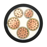 Câble d'alimentation en cuivre, 35 mm2, 4 cœurs, 3 + 1 cœurs, 240 mm2, xlpe
