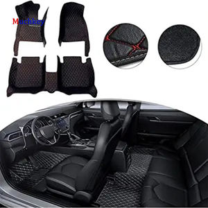 Muchkey Tapis écologique de haute qualité pour <span class=keywords><strong>Cadillac</strong></span> Escalade 7 sièges 2017 Tapis de sol en cuir de luxe pour voiture - Product Image 1