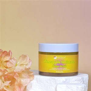 파인애플 폼 질 유기농 여성 친밀한 케어 젤 워시 개인 라벨 요니 스크럽 각질 제거기 - Product Image 4