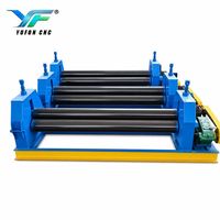 Machine à cintrer les tôles semi-automatique à 3 rouleaux, 3 mm, 1600 mm, pour tôles d'acier